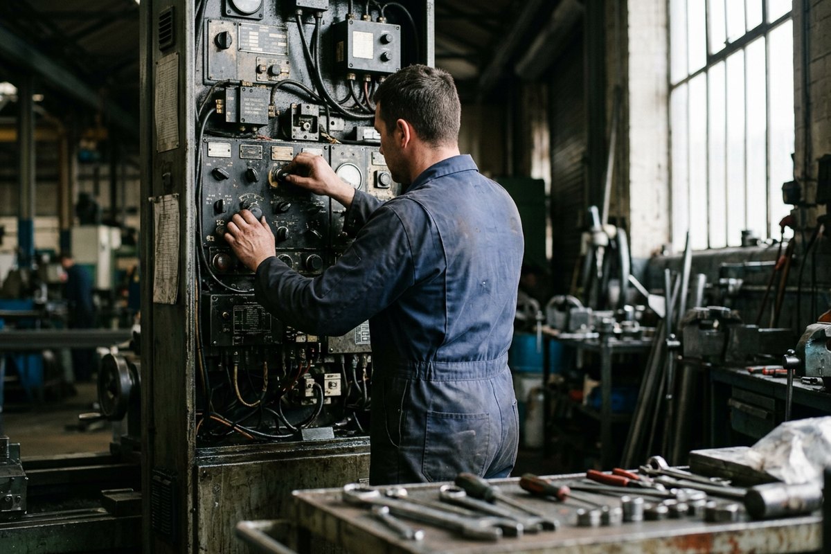 Maintenance & Production industrielle : professionnels en situation de travail illustrant la formation maintenance & production industrielle